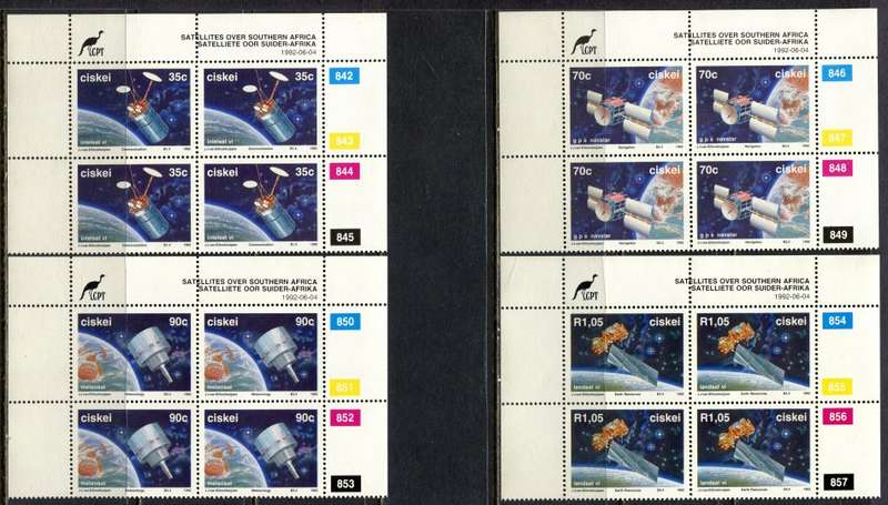 Ciskei - Set of 4 Control Blocks 4 - 1992 - MNH