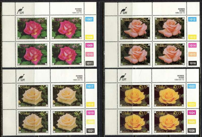 Ciskei - Set of 4 Control Blocks 4 - 1994 - MNH