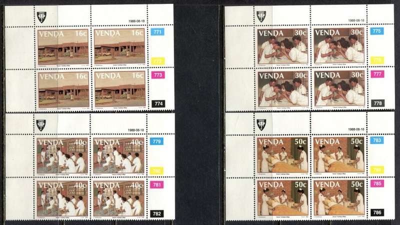 Venda - Set of 4 Control Blocks 4 - 1988 - MNH