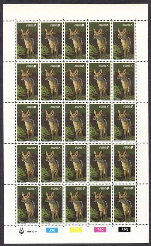 SWA  - 8 Full Sheets of 25 - Original Printing - 1980 - MNH