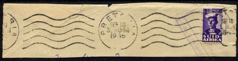 Union of SA - Used on Piece