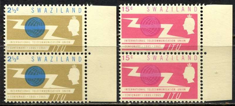Swaziland - 2 Pairs - 1965 - MNH