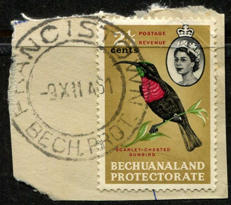 Bechuanaland - Used on Piece