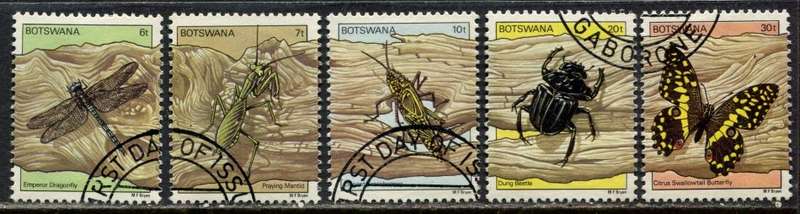 Botswana - Insects - 1981 - Used