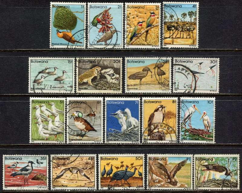 Botswana  - Birds - 1982 - Used