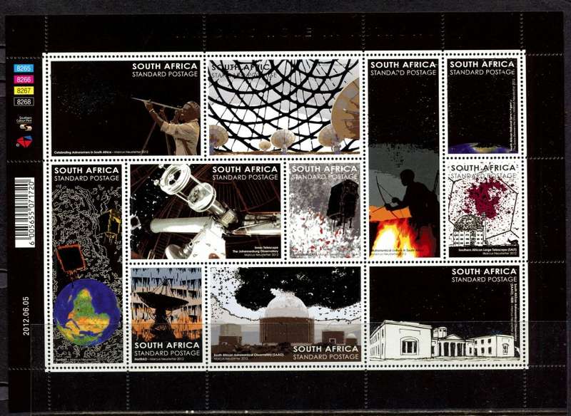 RSA - Full Sheet of 11 - 2012 - MNH