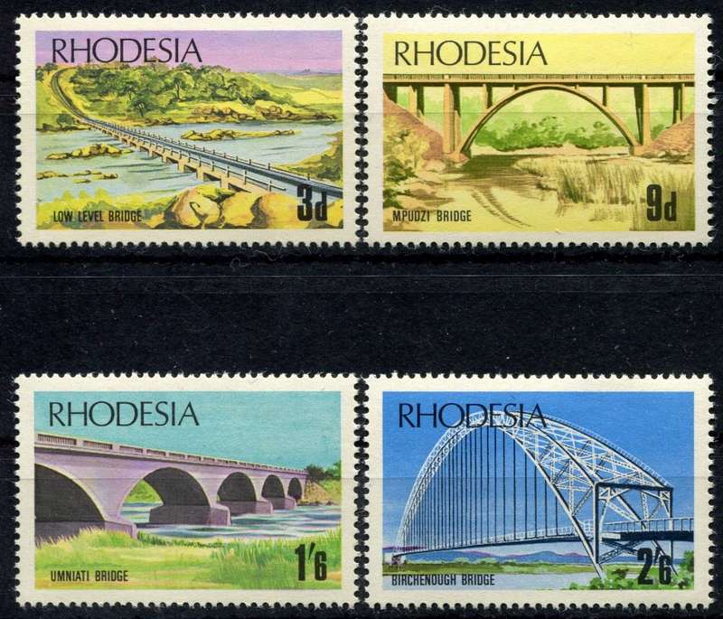 Rhodesia  - Bridges - 1969 - MNH