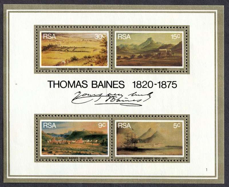 RSA - Miniature Sheet - 1975 - MNH