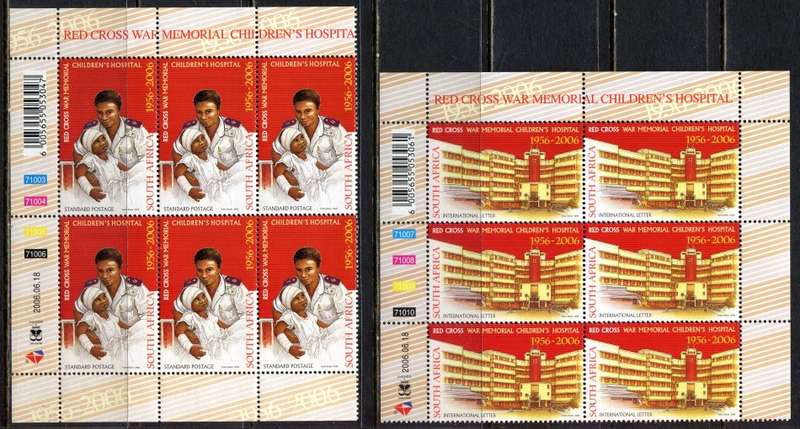 RSA - Set of 2 Control Blocks of 6 - 2006 - MNH