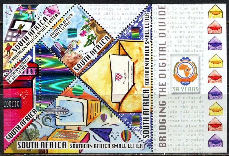 RSA - Full Sheet of 5 - 2010 - MNH