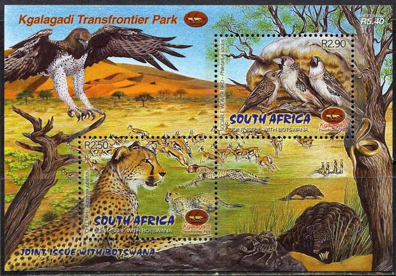 RSA - Miniature Sheet  - 2001 - MNH