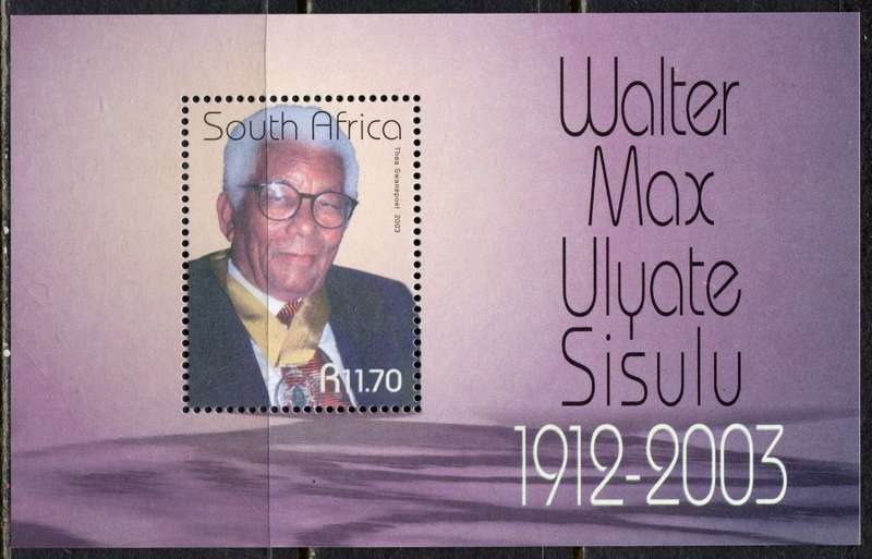RSA - Miniature Sheet  - 2003 - MNH