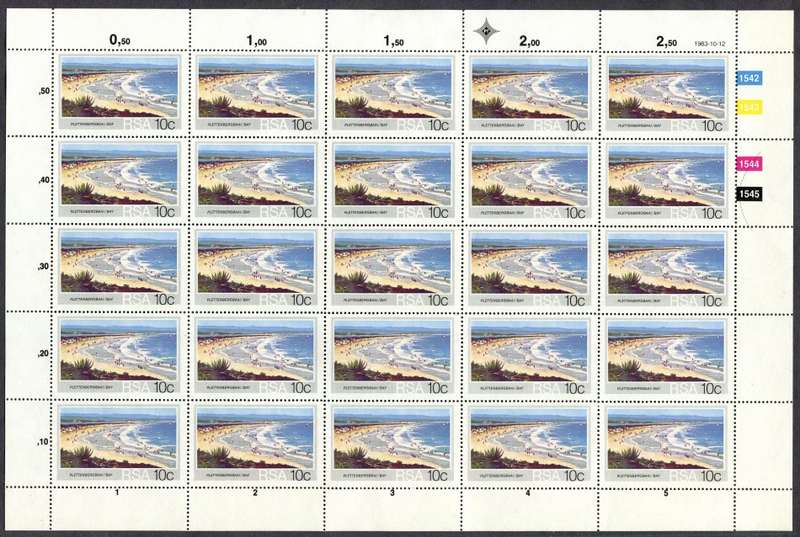 RSA - Set of 4 Full Sheets of 25  - 1983 - MNH
