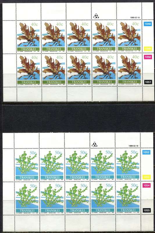 Transkei -  Set of 4 Full Sheets of 10  - 1988  - MNH