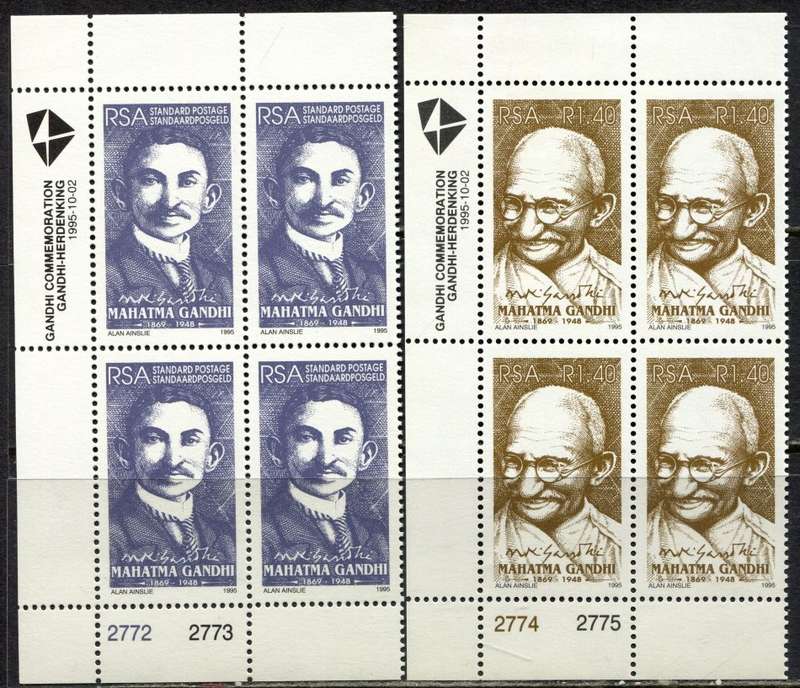 RSA  - Set of 2 Control Blocks of 4  - 1995  - MNH