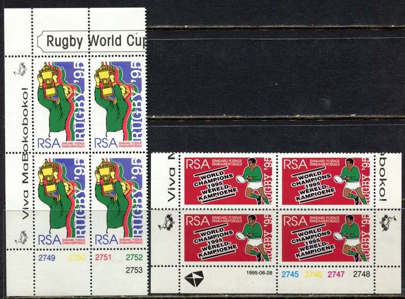 RSA  - Set of 2 Control Blocks of 4  - 1995  - MNH