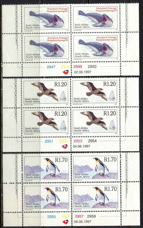 RSA  - Set of 3 Control Blocks of 4  - 1997  - MNH