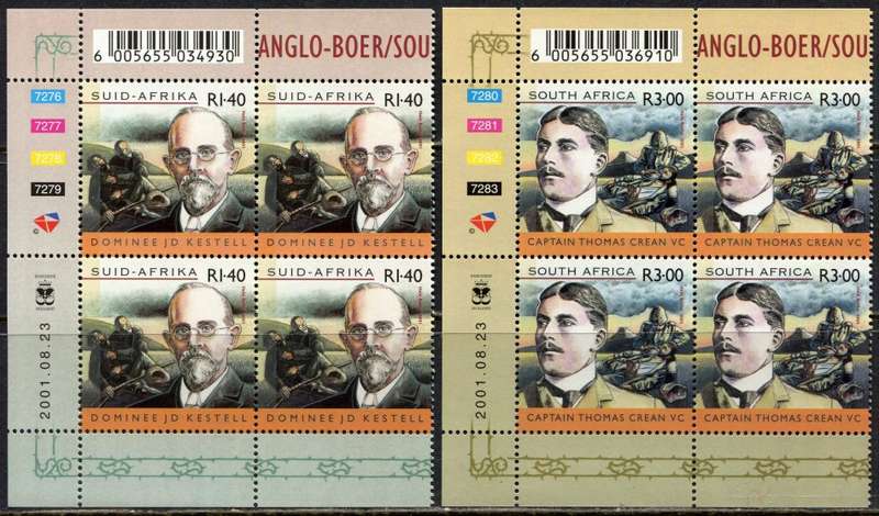 RSA  -  Set of 2 Control Blocks of 4  - 2001  - MNH
