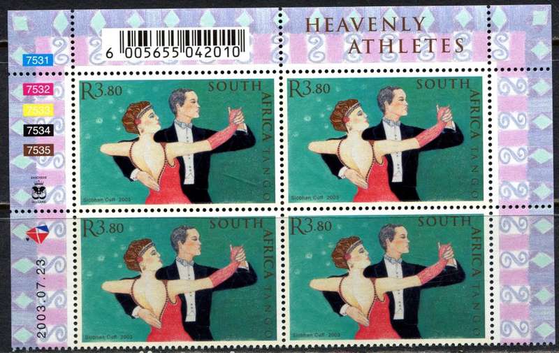 RSA  -  Set of 5 Control Blocks of 4  - 2002  - MNH