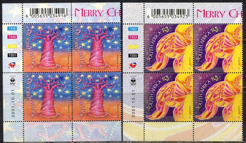 RSA  -  Set of 2 Control Blocks of 4  - 2001  - MNH