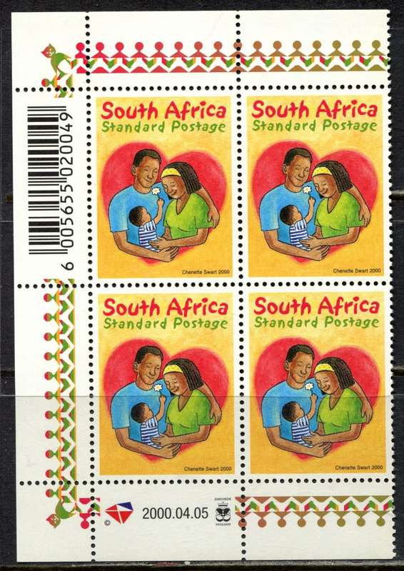 RSA  - Block of 4 - 2000  - MNH