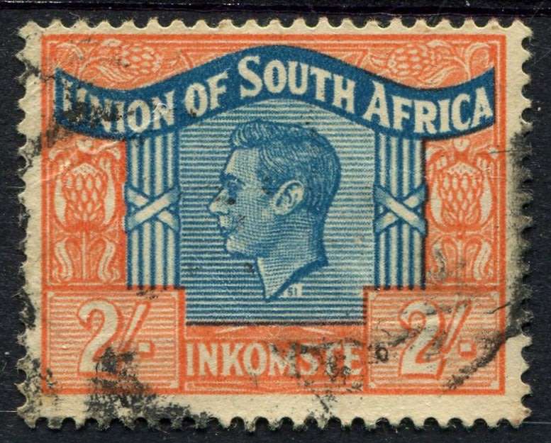 Union of SA - Revenue - Language Error - 1946/52 - Used