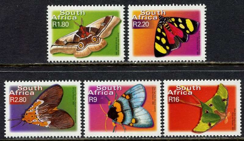 RSA - Moths - 2002 - MNH