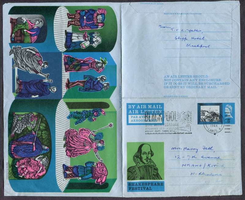 Great Britain  - Aerogram - Used