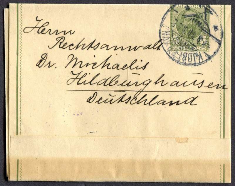 Denmark - News Paper Wrapper - Used