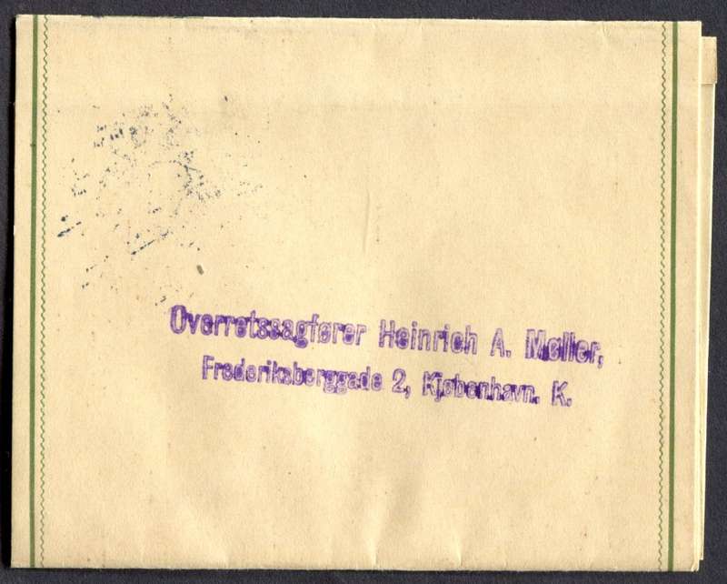 Denmark - News Paper Wrapper - Used
