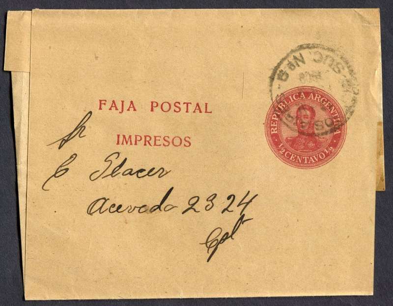 Argentina - News Paper Wrapper - Used