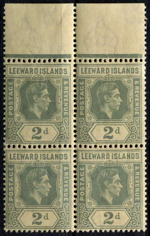 Leeward Islands - 1938  - MM - Toned - Some Separation