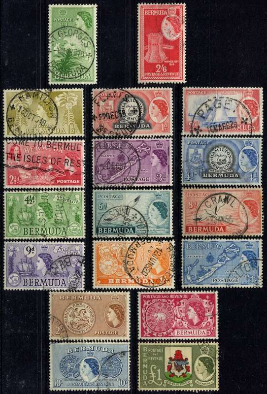 Bermuda - Set of 18 - 1953 - Used