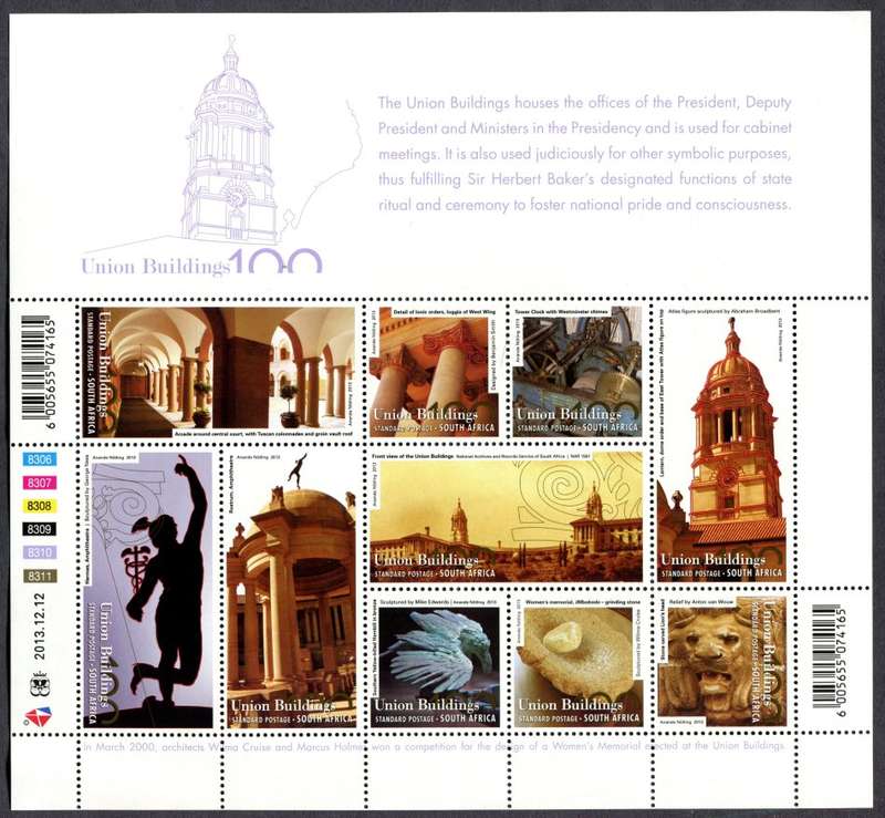RSA - Set of 2 Full Sheets of 10 - 2013 - MNH
