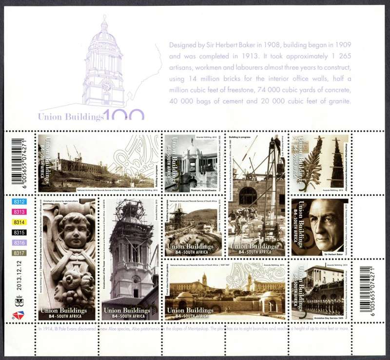RSA - Set of 2 Full Sheets of 10 - 2013 - MNH