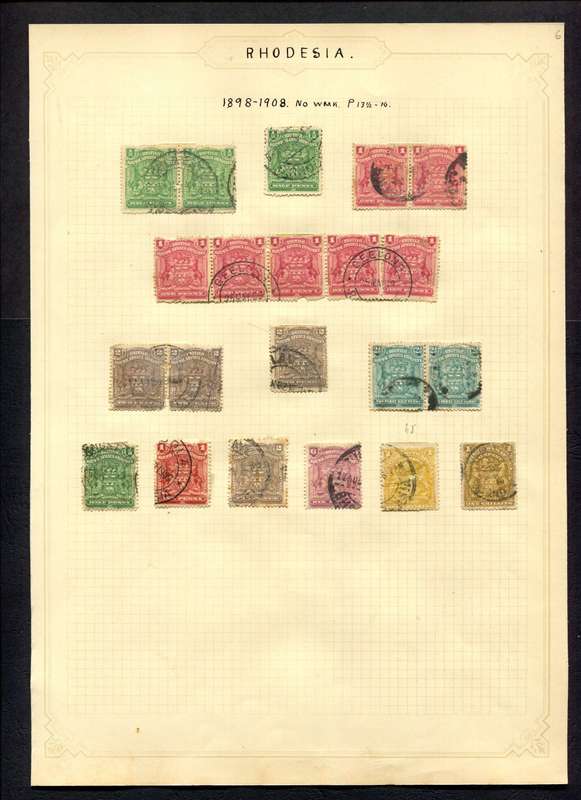 BSAC - 21 Stamps Mounted On Old Album Page