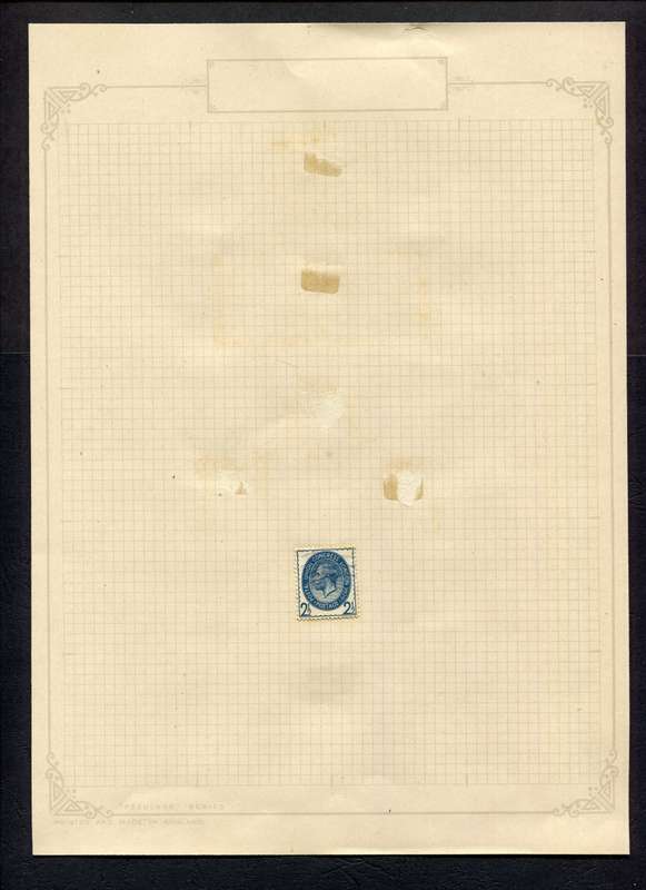 Great Britain - 1 Stamp Mounted On Old Album Page