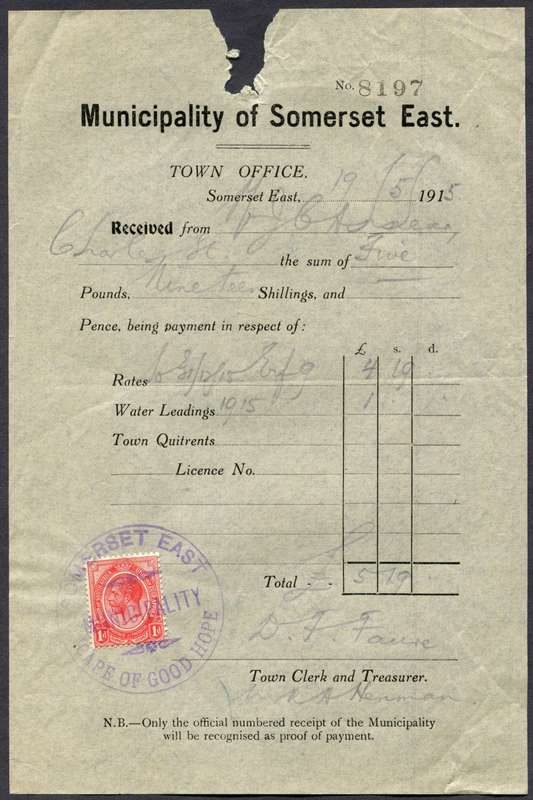 Union of SA - Document