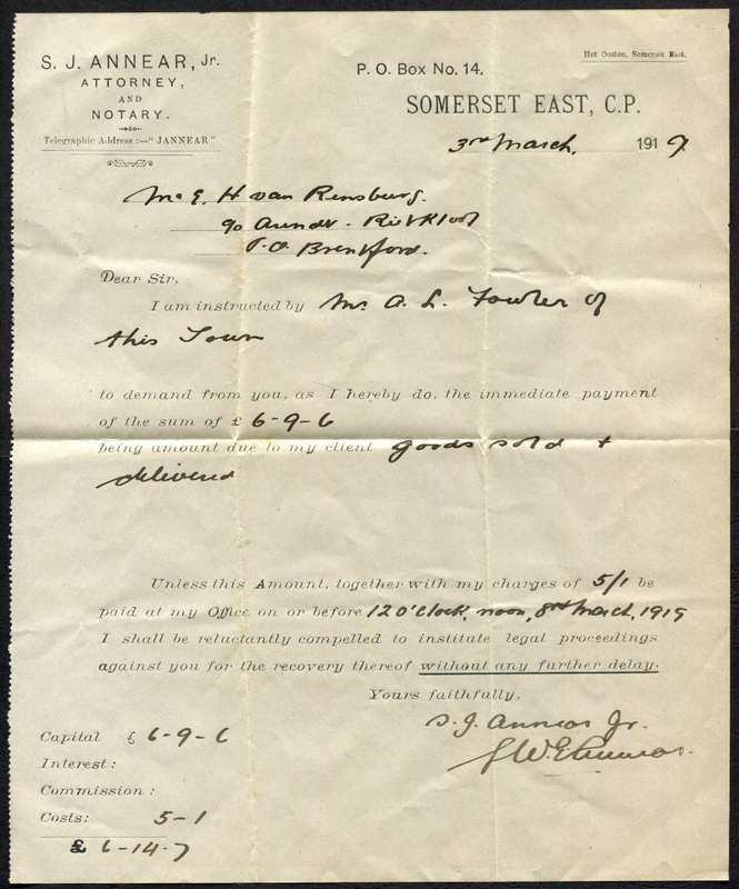 Union of SA - Document