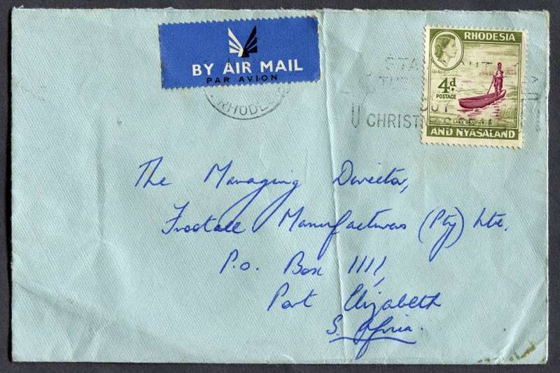 Rhodesia and Nyasaland - Cover