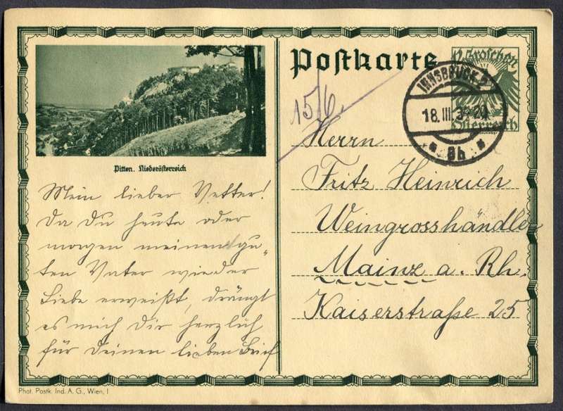 Austria - Post Card