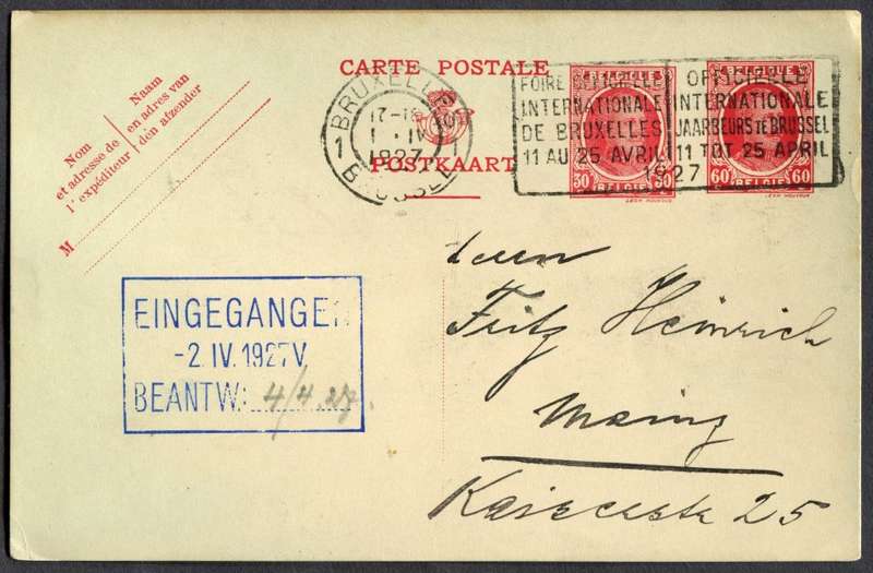 Belgium - Post Card