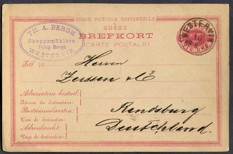 Sweden - Post Card