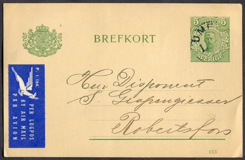 Sweden - Post Card