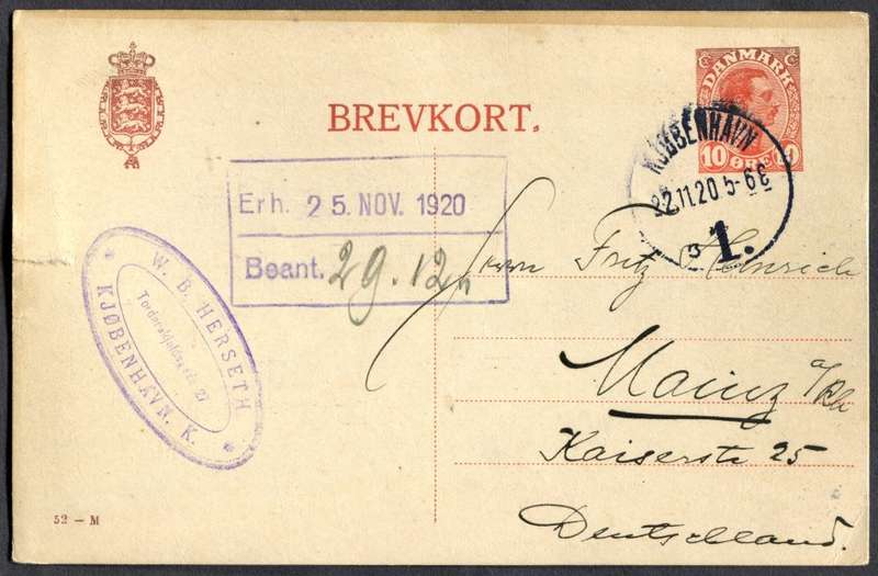 Denmark - Post Card