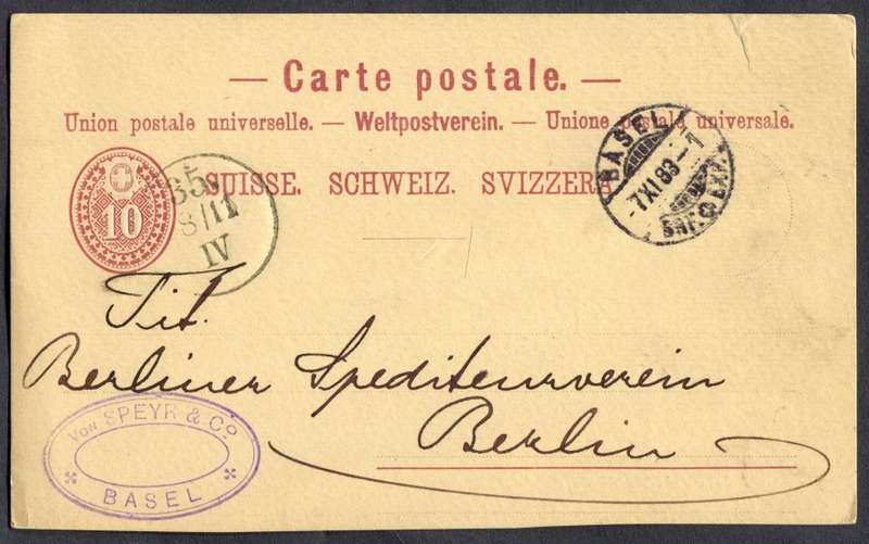 Switzerland - Post Card