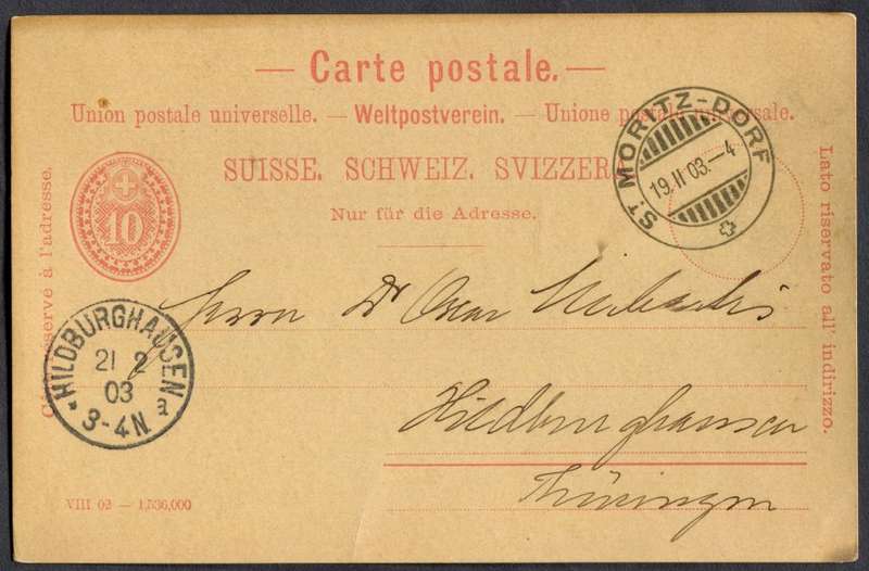 Switzerland - Post Card