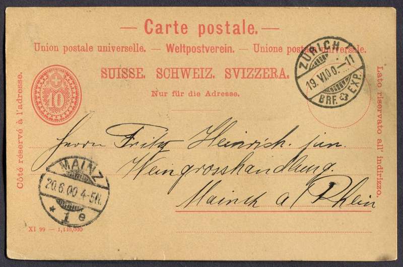Switzerland - Post Card