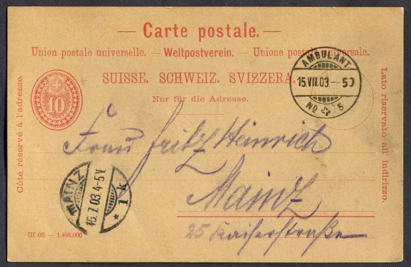 Switzerland - Post Card
