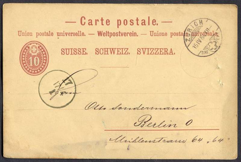 Switzerland - Post Card